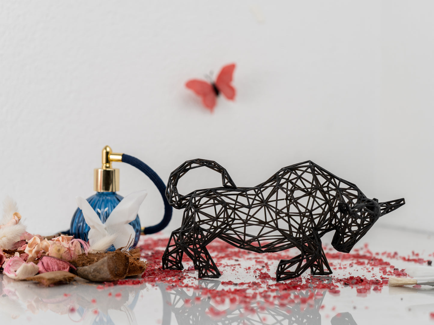 Bull Decor Sculpture