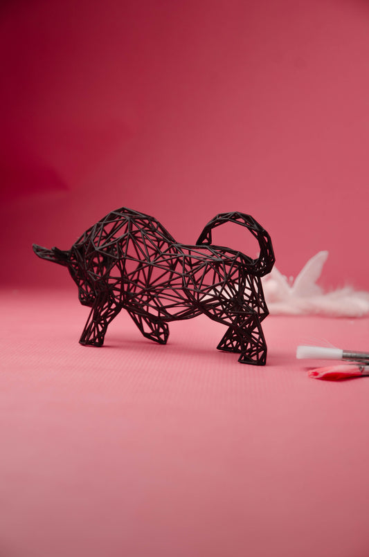 Bull Decor Sculpture