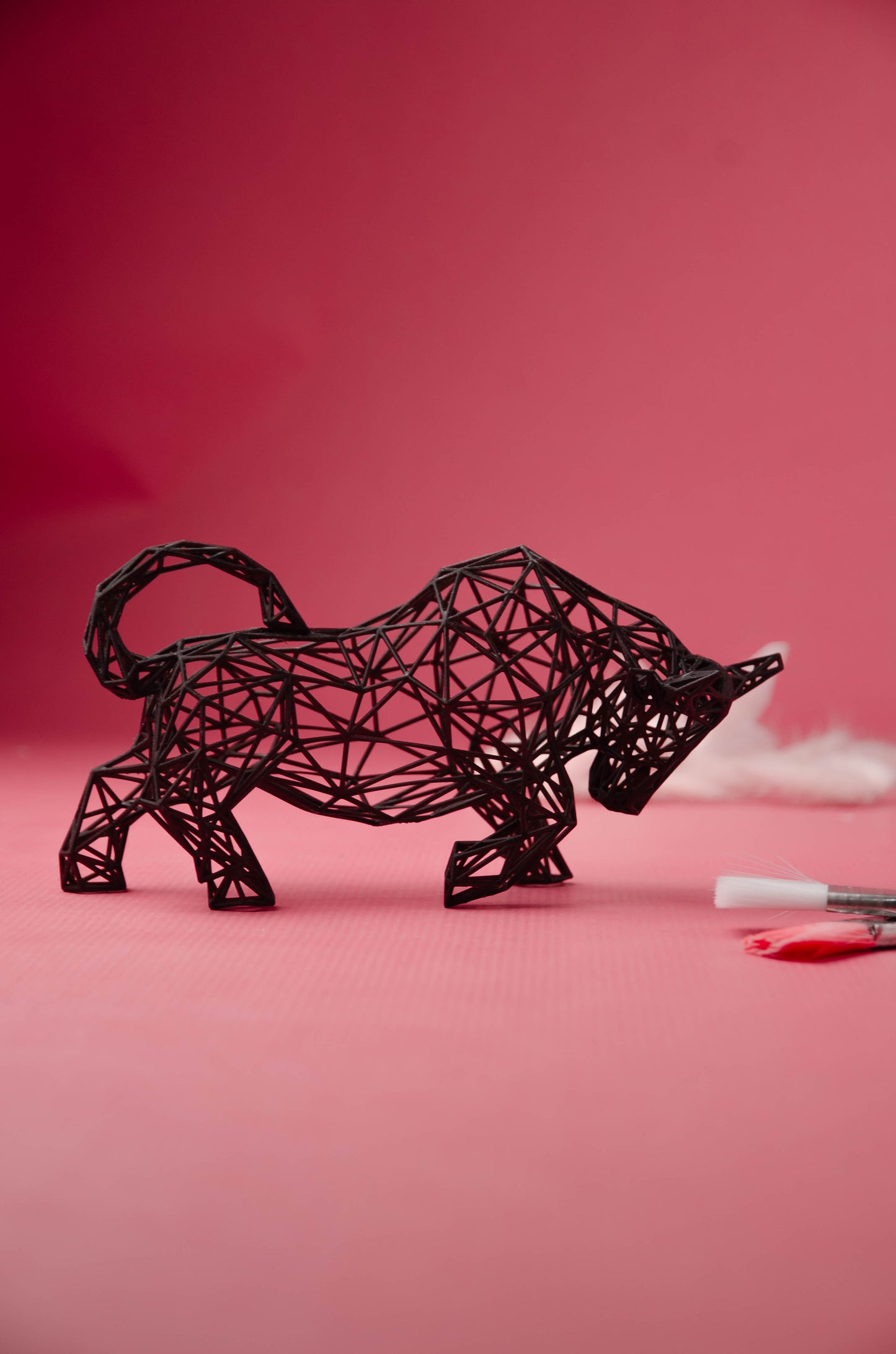 Bull Decor Sculpture