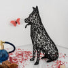 German Shephard Sculpture