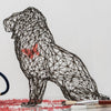 Majestic Lion Wire Art Sculpture