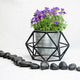 Vase cage géométrique en fil de fer – Design moderne pour mariages et vie quotidienne