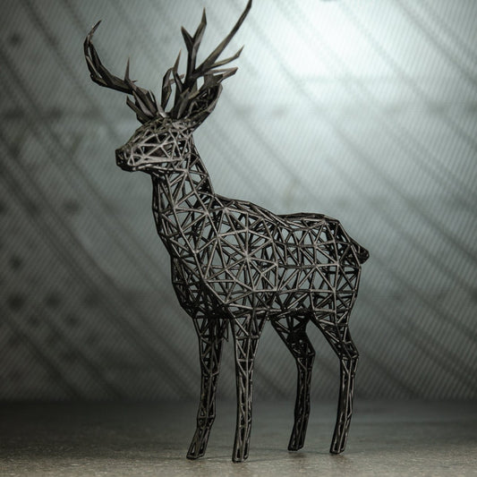Wire Deer Sculpture