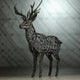 Wire Deer Sculpture