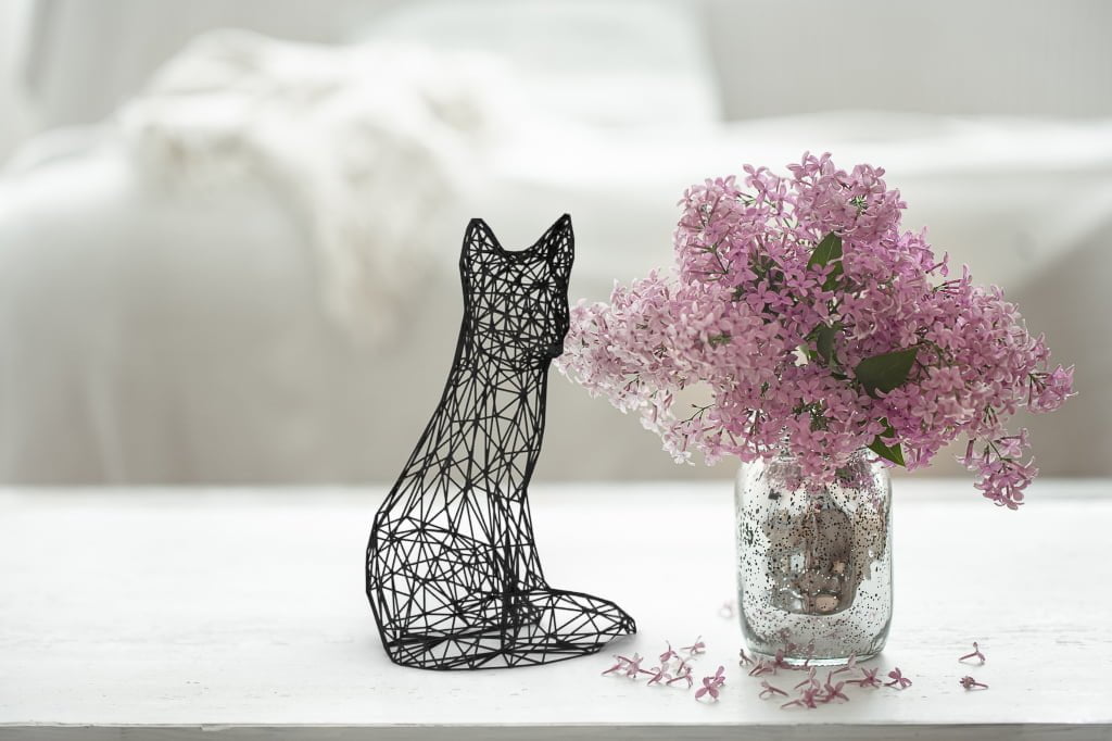 Sculpture de renard moderne