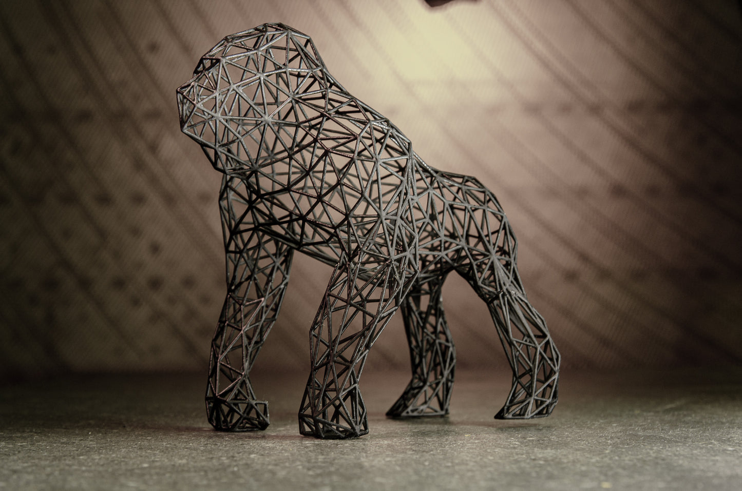 Gorilla Sculpture - Durable Resin Artwork