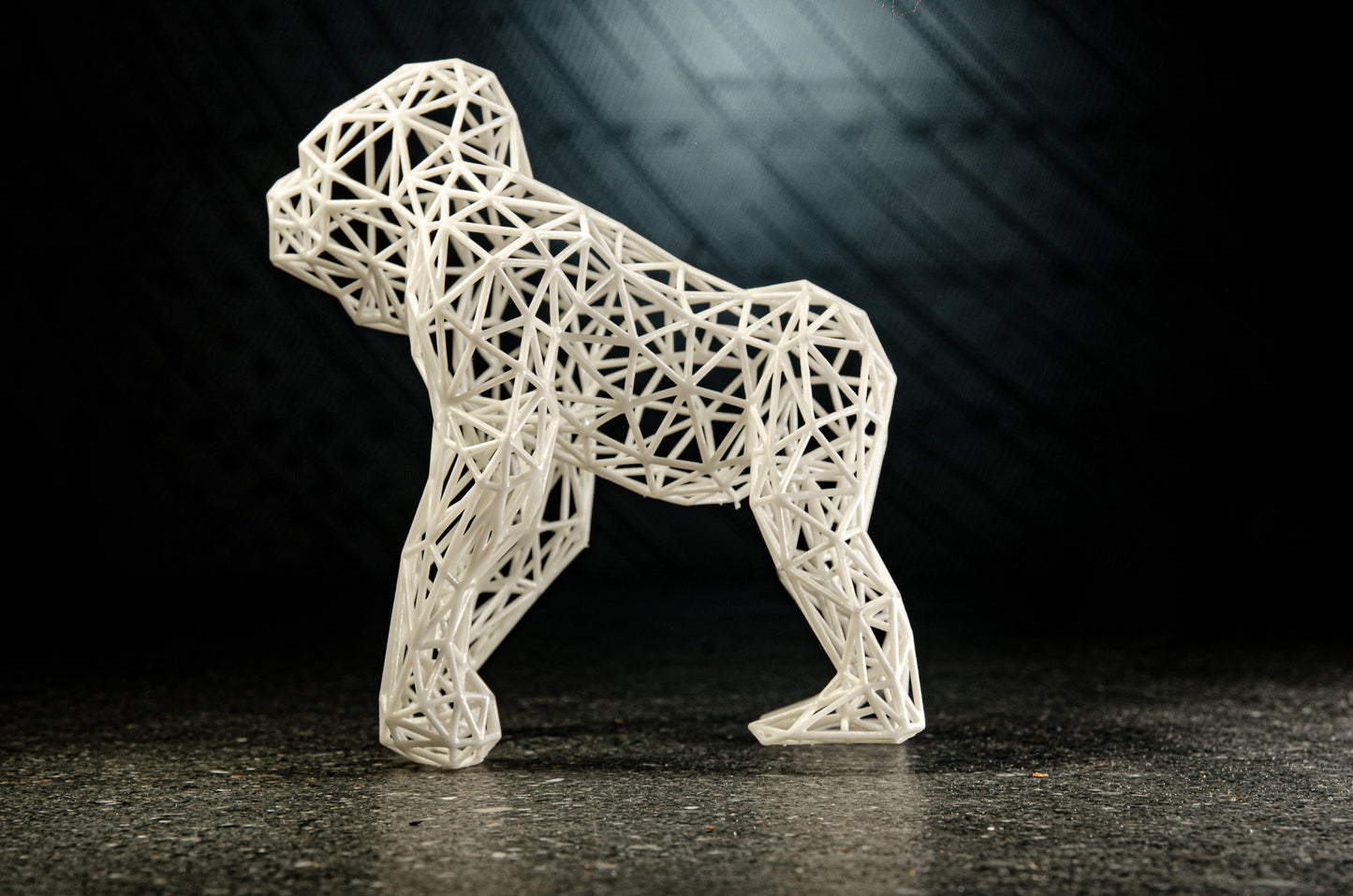 Gorilla Sculpture - Durable Resin Artwork