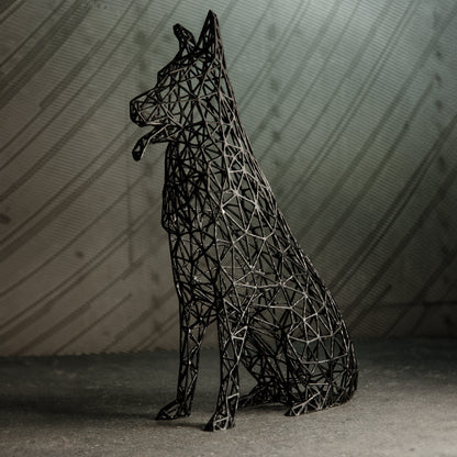 German Shephard Sculpture