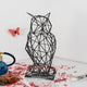 Sculpture de hibou minimaliste 