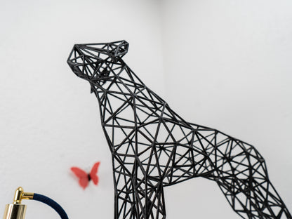 Thin Line Dog Sculpture Decor