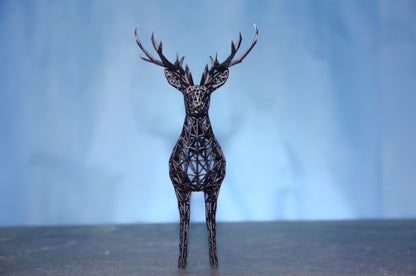 Wire Deer Sculpture