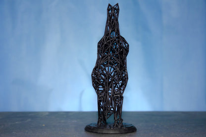 Stehende Pferdedekor-Skulptur 