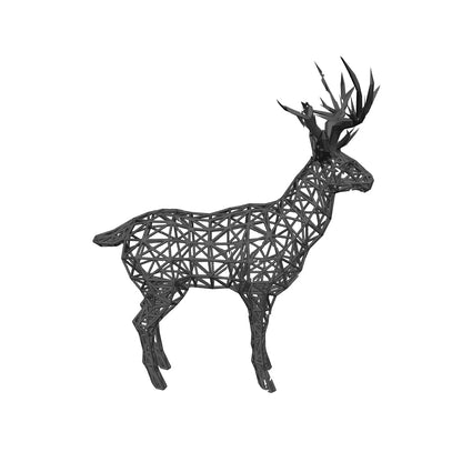 Wire Deer Sculpture