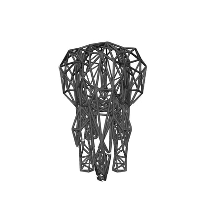 Majestic Elephant Wire Sculpture