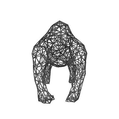 Gorilla Sculpture - Durable Resin Artwork