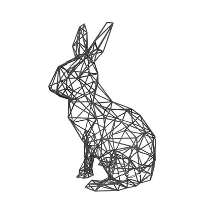 Filigran Rabbit Decor Sculpture