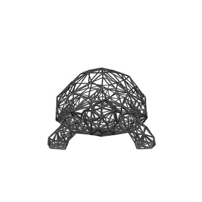 3D-Schildkrötenskulptur im Drahtgitterdesign 