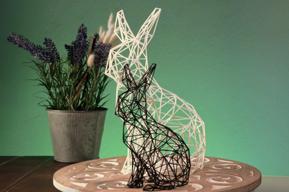 Filigran Rabbit Decor Sculpture