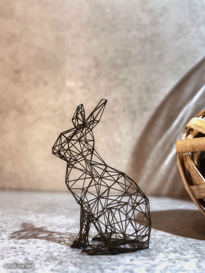 Filigran Rabbit Decor Sculpture