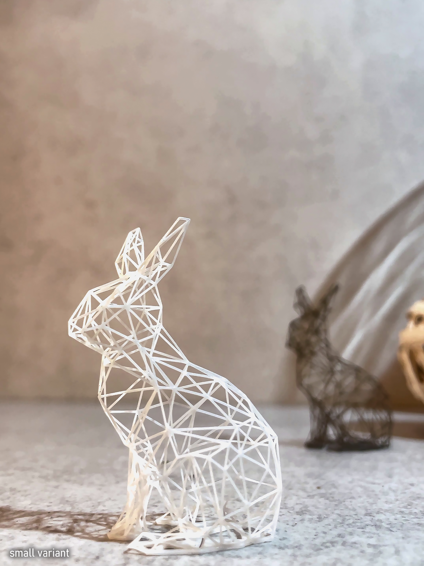 Filigran Rabbit Decor Sculpture