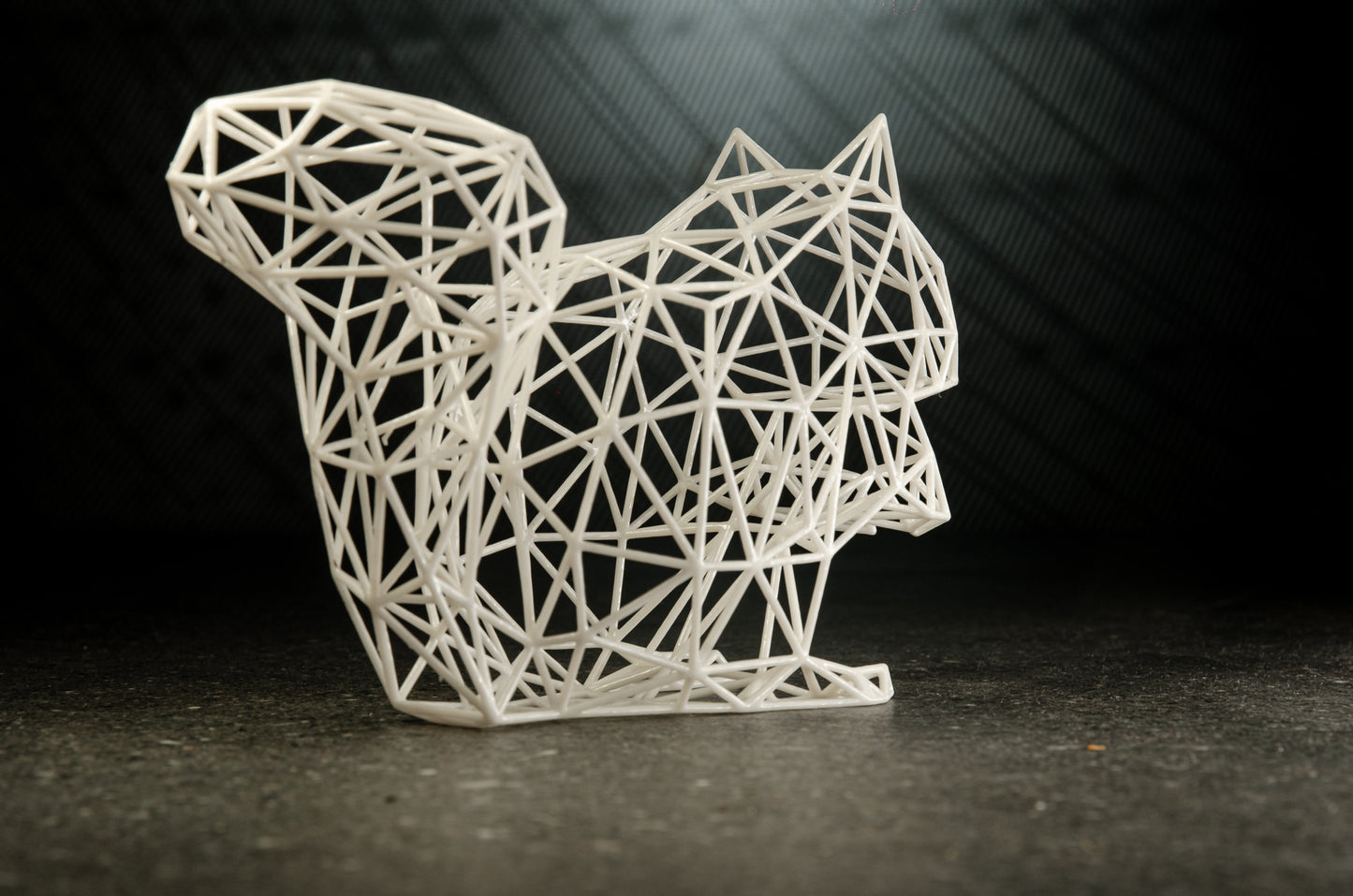 Enchanting Squirrel Wire Decor Sculpture