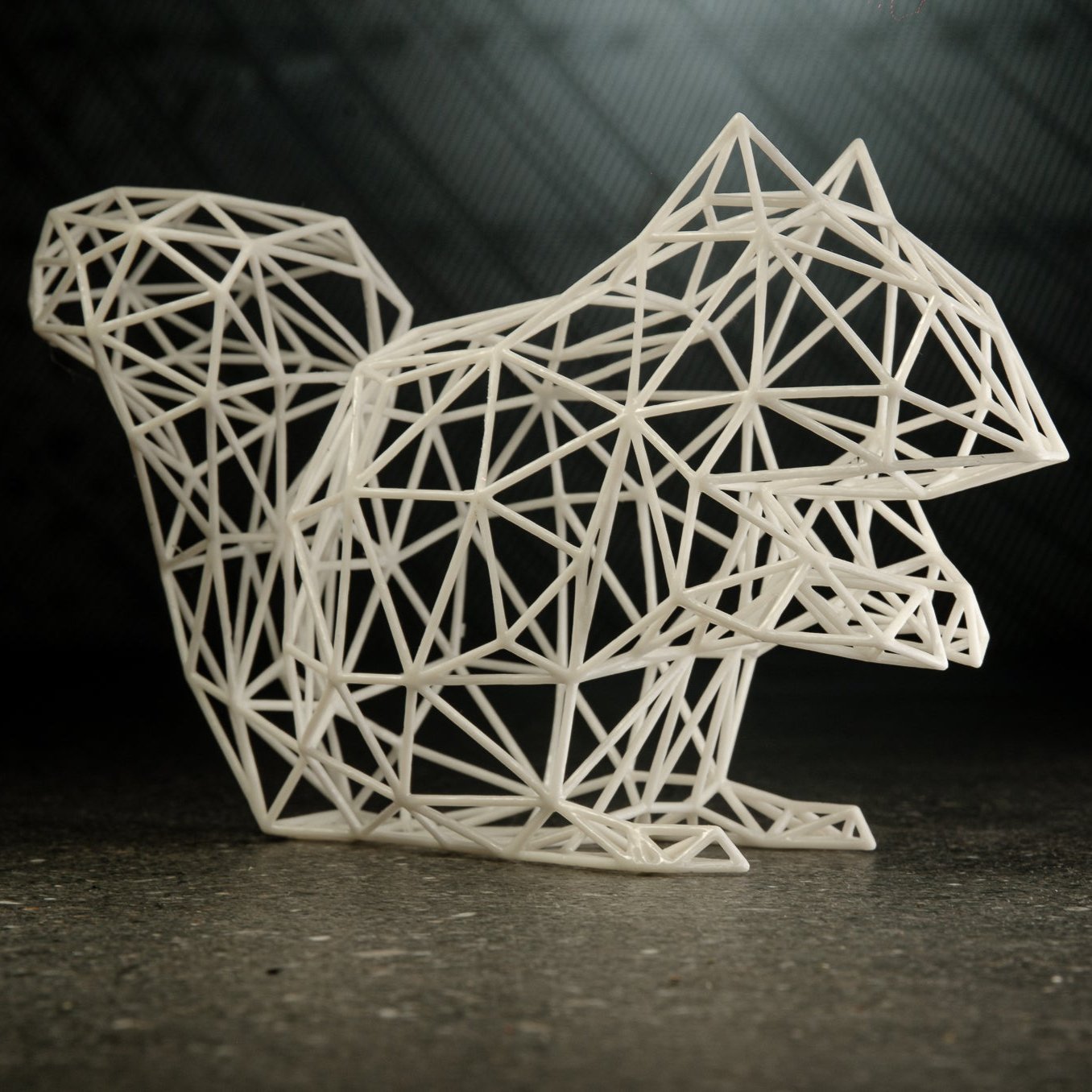 Enchanting Squirrel Wire Decor Sculpture