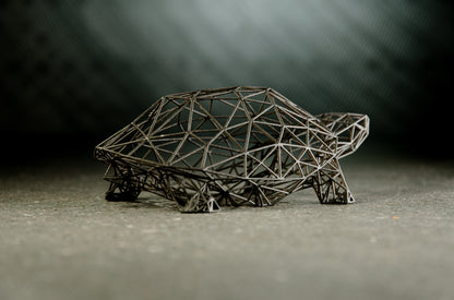 Wireframe Design Turtle Sculpture
